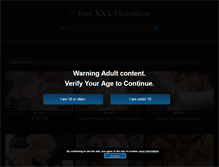Tablet Screenshot of porno-fickvideos.com